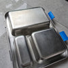 Bentgo- Recipiente para lonchera de acero inoxidable para niños - Azul