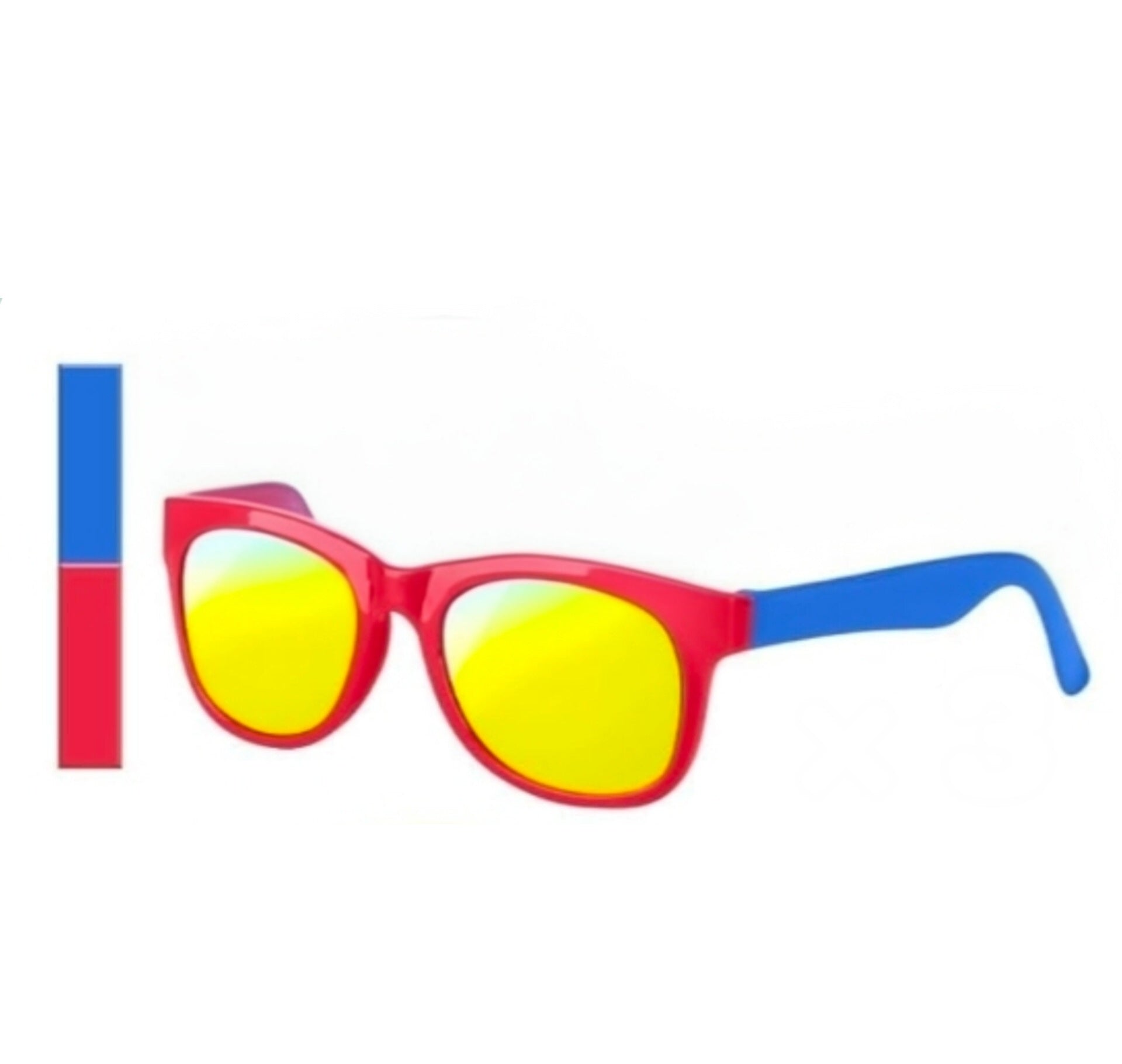 Lentes de sol bicolor para niños, 1 ud