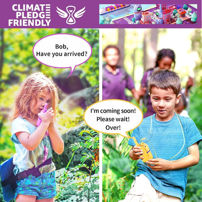 Inspireyes Walkie Talkies para niños recargables