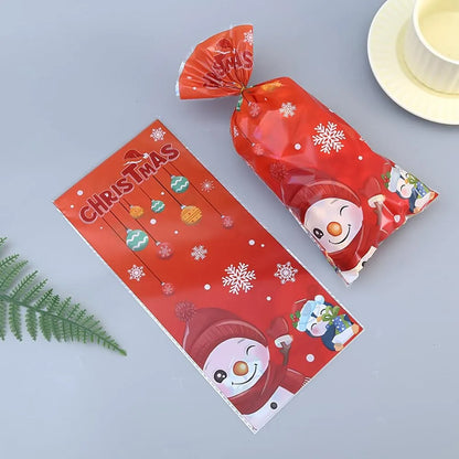 Bolsas de celofán de Navidad, 50 bolsas