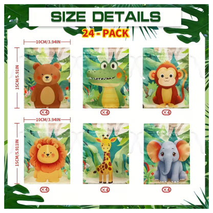 Bolsitas de tela Selva, 24 pcs