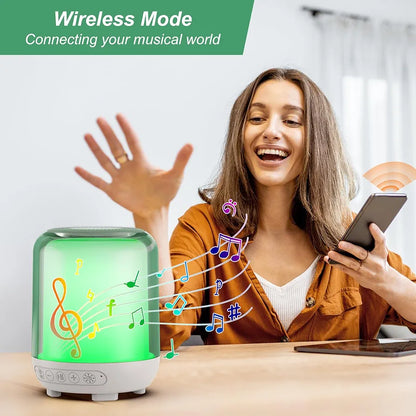 Lámpara de terapia de luz verde para aliviar la ansiedad, fotosensibilidad, migraña e insomnio