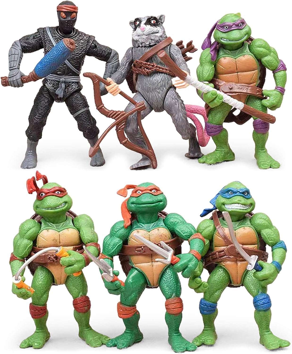 Figuras de acción de tortugas de 4.7 pulgadas
