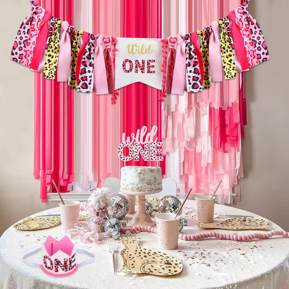 Set de decoración un año, Wild One