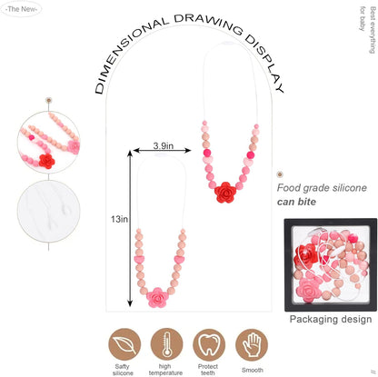 2 collares de lactancia materna – Collar sensorial de silicona