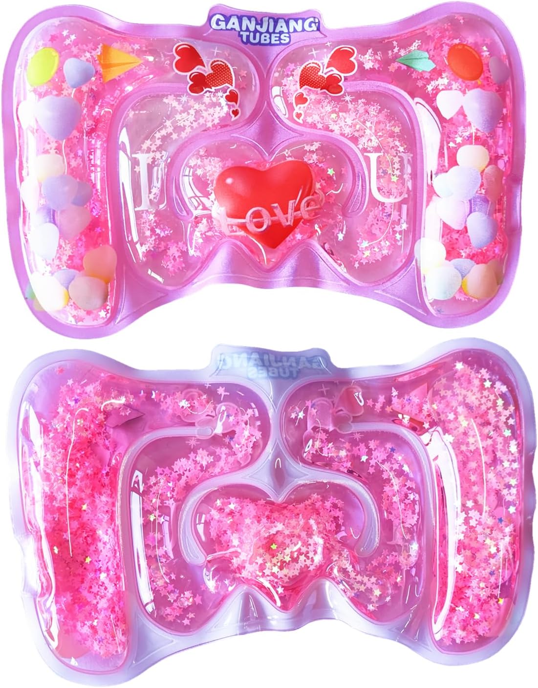 Paquete de 2 juguetes sensoriales de tubo blando para la ansiedad