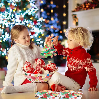 FOPINOA 27 juegos de manualidades de espuma para árboles de Navidad