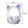 Auriculares inalámbricos JAMW Cat Ear Bluetooth con Luz LED azul