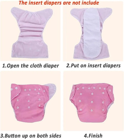 Pañales reutilizables (no incluye insertos) 3 uds