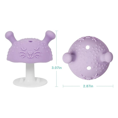 BumbleBee-Juego de juguetes de dentición de silicona de 3 meses, sin BPA, 2 uds