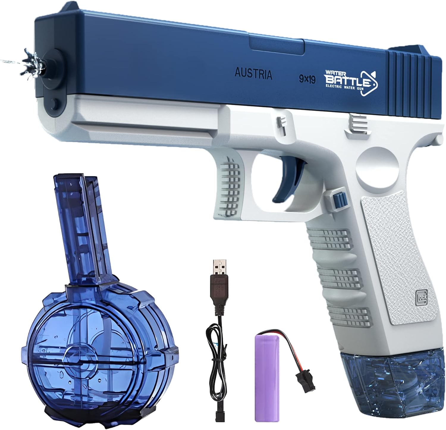 Pistolas de agua eléctricas (2 uds)