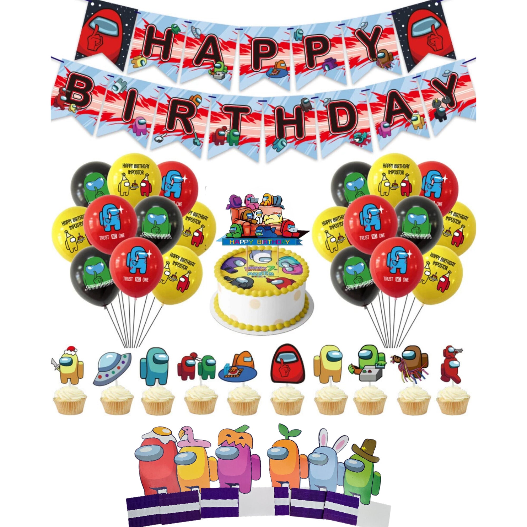 Decoraciones para fiesta, Among us