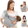 YEMKEZO- Portabebés para recién nacidos a niños pequeños De 7-45 lbs, gris