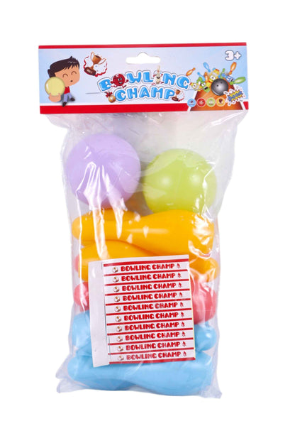 Set de bolos de plástico para niños