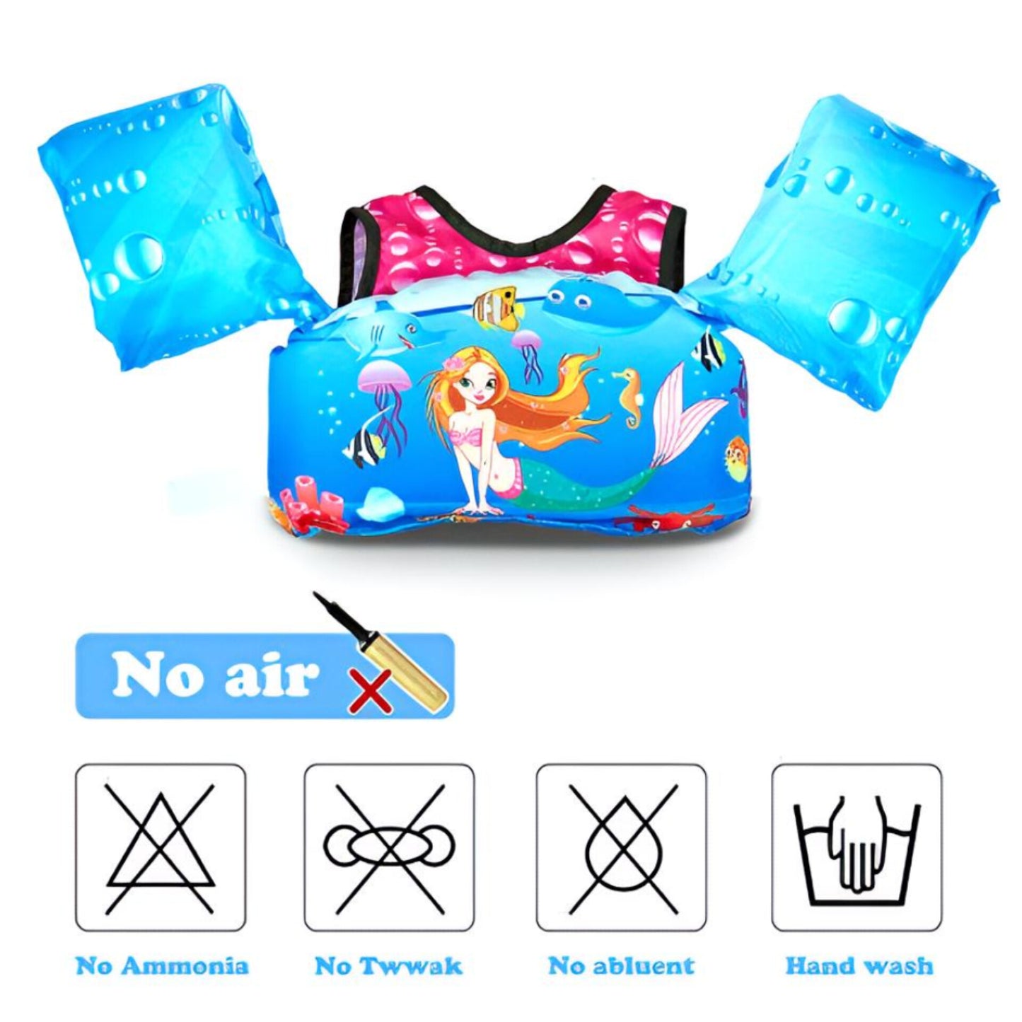 Chaleco de natación para niños, 14-30kg