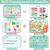 WXSJHPKX- Juguete Montessori de tablero de actividades para niños