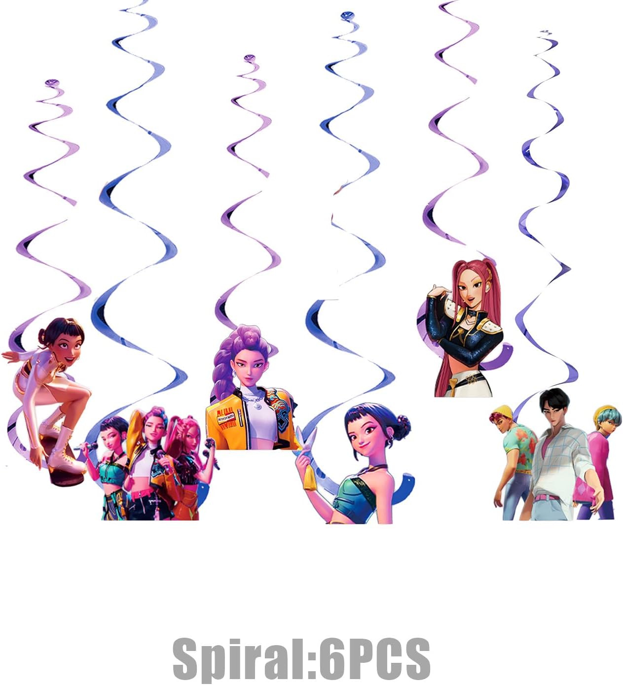 Suministros de fiesta de cazadores de demonios K Pop