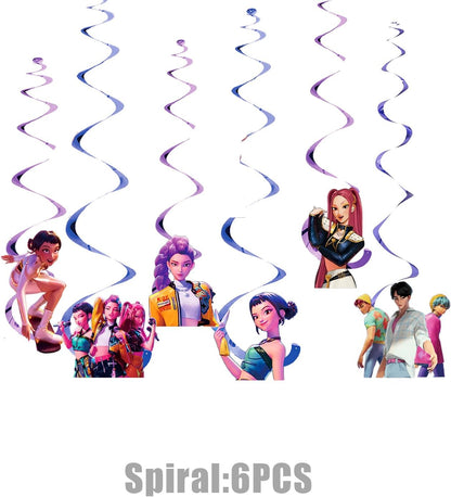 Suministros de fiesta de cazadores de demonios K Pop