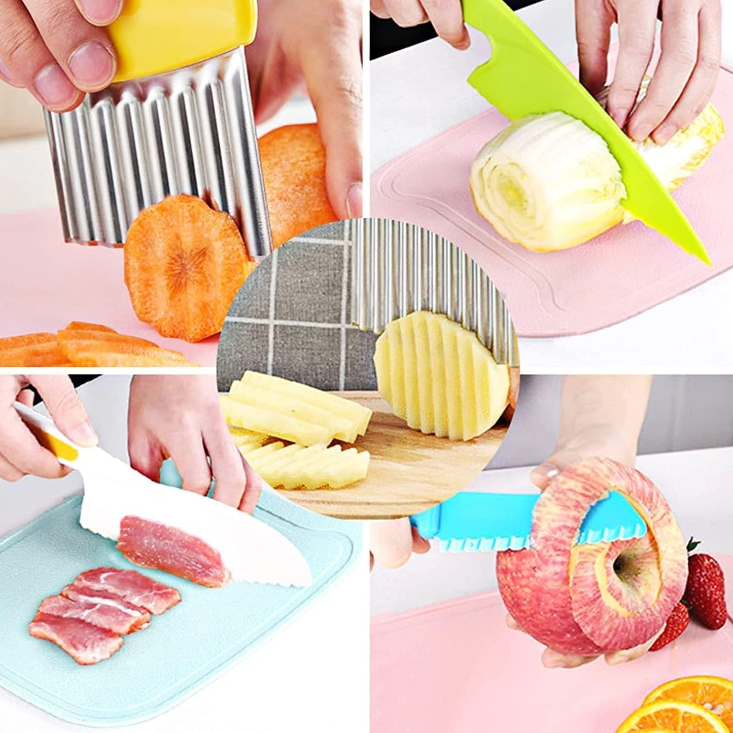 Set de cuchillos seguros para niños