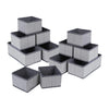 Paquete de 12 cajas de almacenamiento plegables