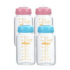 Matyz- Botellas de vidrio para almacenamiento de leche materna, paquete de 4 de 8oz