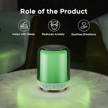 Lámpara de terapia de luz verde para aliviar la ansiedad, fotosensibilidad, migraña e insomnio