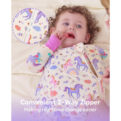 Saco de dormir de rayón hecho de viscosa de bambú, 0.5 TOG, 6-18 m