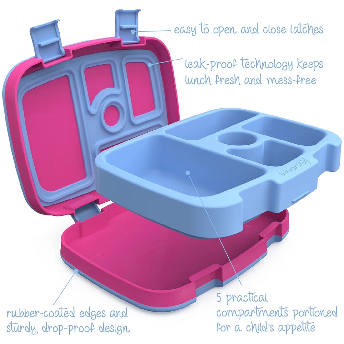 Bentgo Kids Prints - Lonchera infantil a prueba de fugas