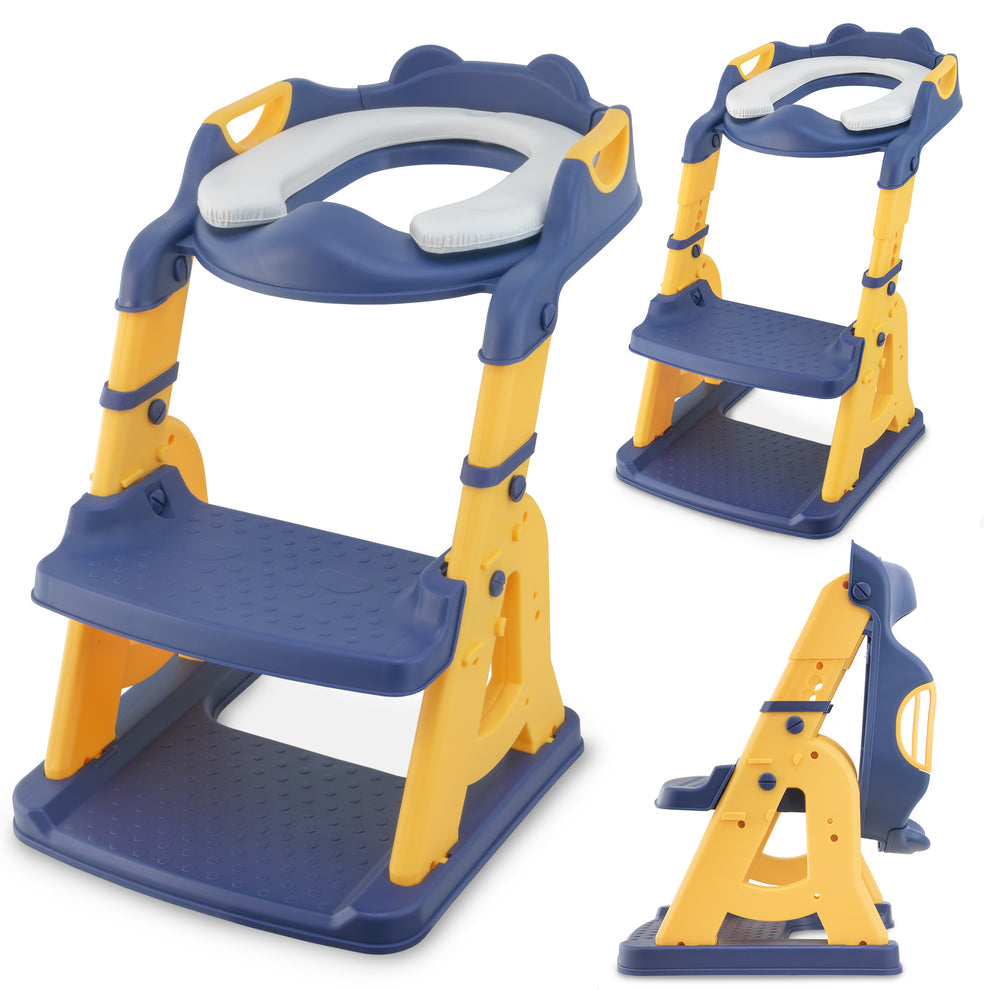 Bambinao-Escalera para wc Azul y Amarillo