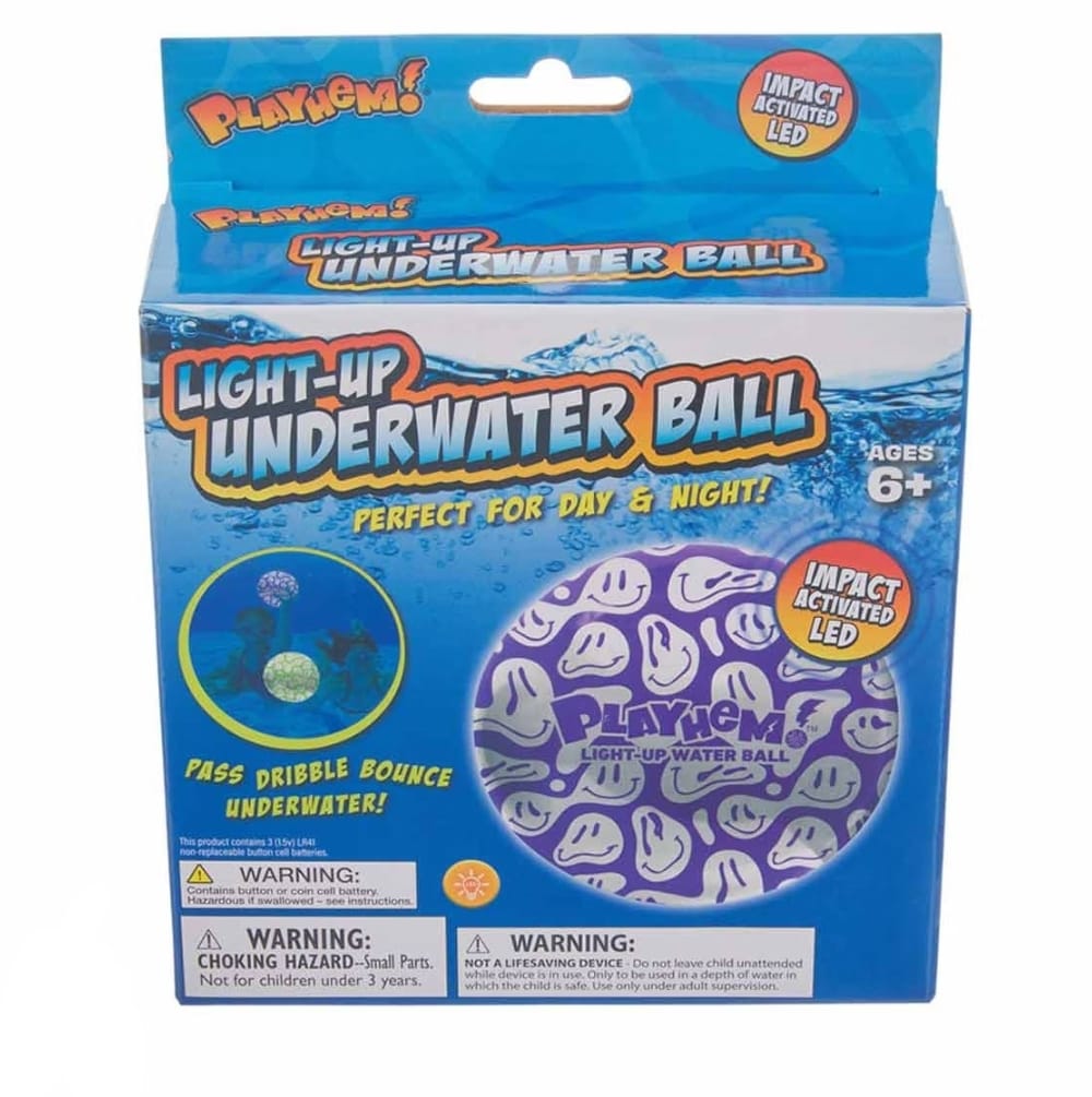 Pelota subacuática iluminada Playhem que funciona con pilas, 1 unidad
