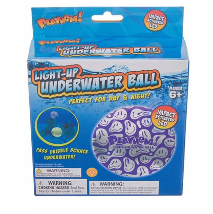 Pelota subacuática iluminada Playhem que funciona con pilas, 1 unidad