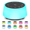 Color Noise- Máquinas de sonido con luz nocturna de 10 colores, 25 sonidos relajantes