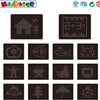 MAGBLOCK-Tablero magnético de dibujo para niños con bolígrafo magnético, negro