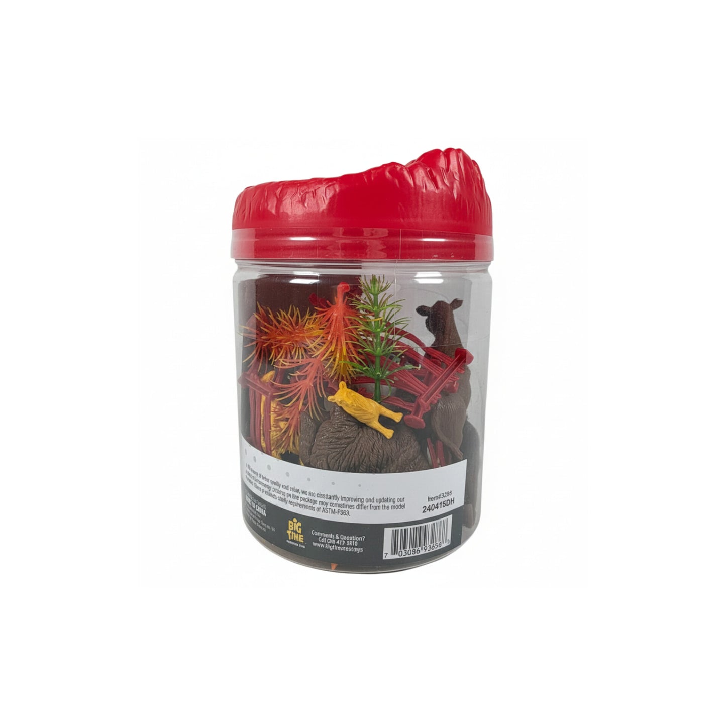 Toyplanet- Bucket de 31 piezas, animales de la granja, 5+