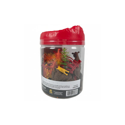 Toyplanet- Bucket de 31 piezas, animales de la granja, 5+