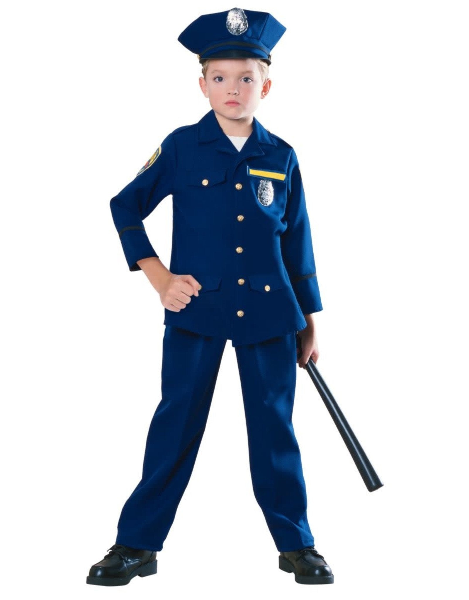 Rubies- Disfraz de policía infantil, Small (4-6 años)