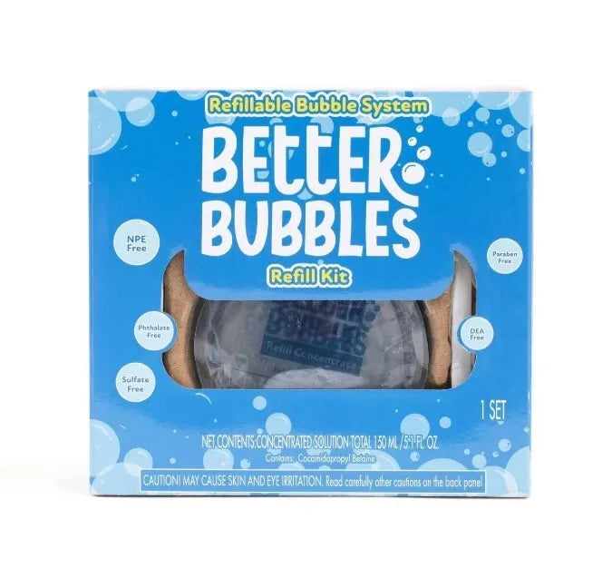 Kit de recarga Better Bubbles concentrado 6 piezas con varitas de 2 piezas