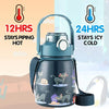 Bcslvoct- Botella de agua para niños, 27 Oz halloween