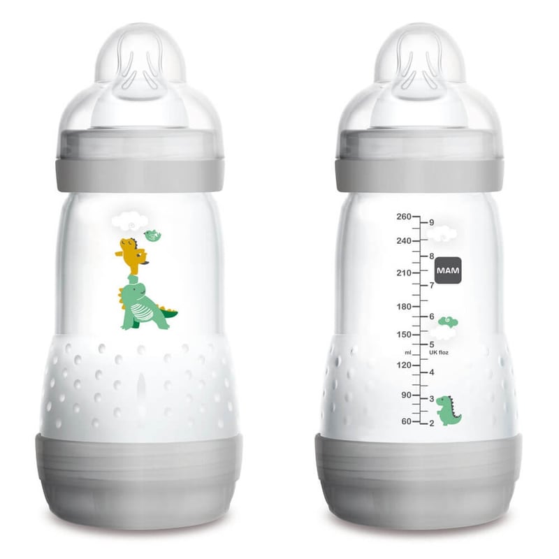 MAM 2 Meses+ Easy Start Anti-Colic 260ml Gris, paquete de 2