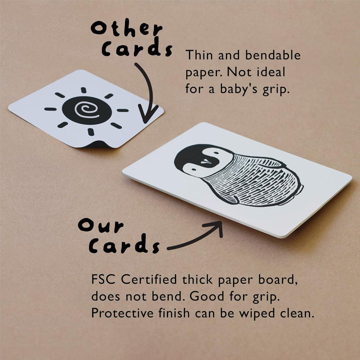 Wee Gallery – tarjetas de alto contraste de animales del océano, imagen 4