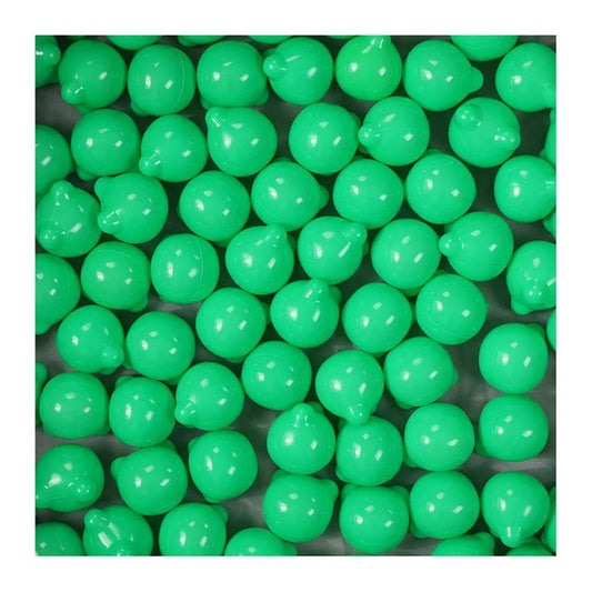 Paquete de 100 pelotas con forma de oso, verdes